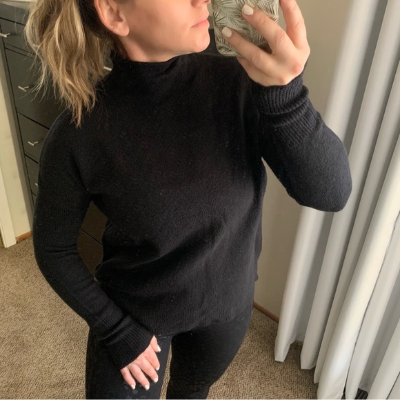 | william rast • rolled mock neck knit sweater | - Picture 7 of 9